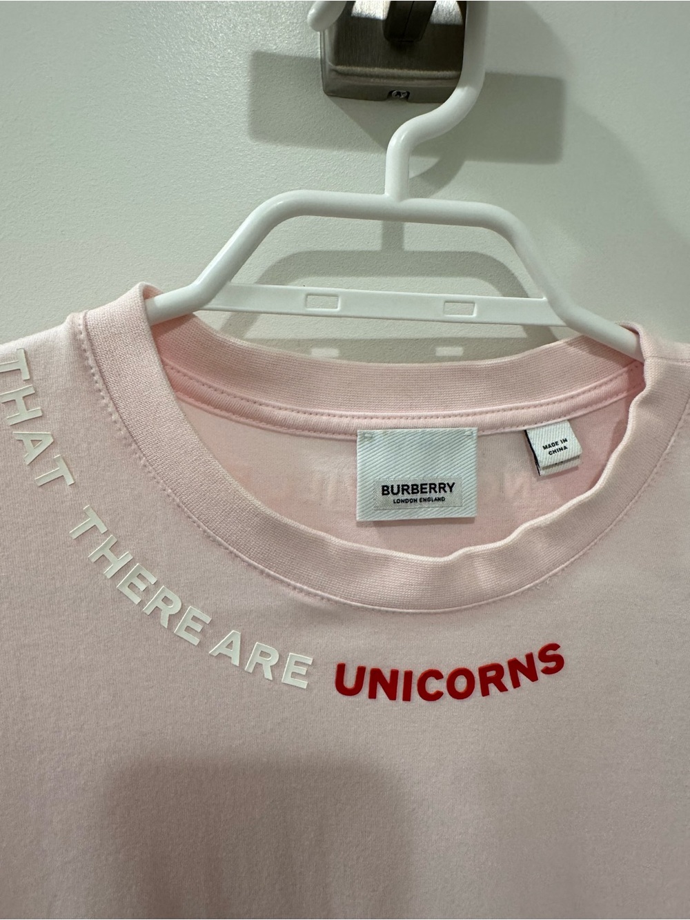 Authentic Burberry London England “unicorns” graphic shirt